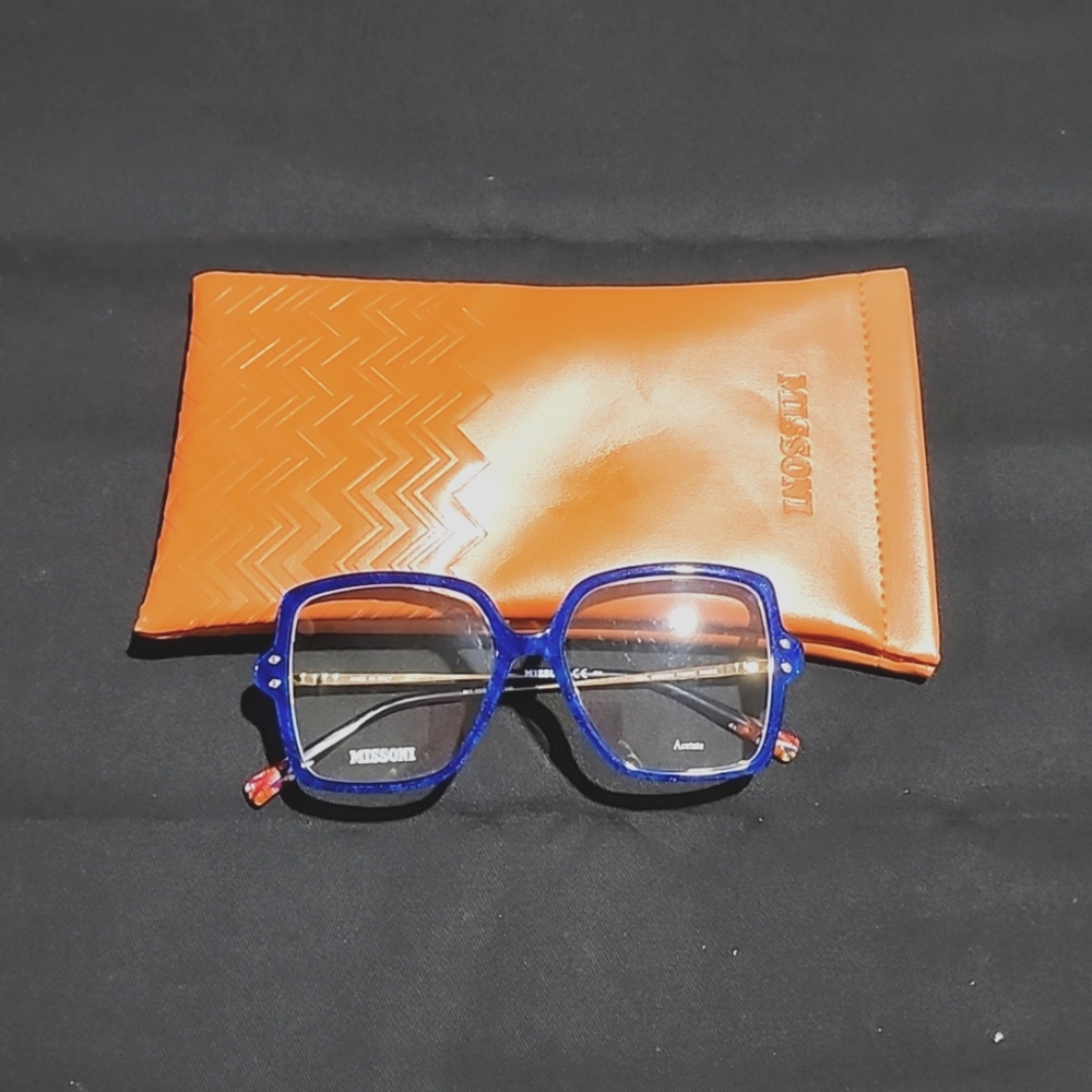 Blue Acetate Missoni Glasses